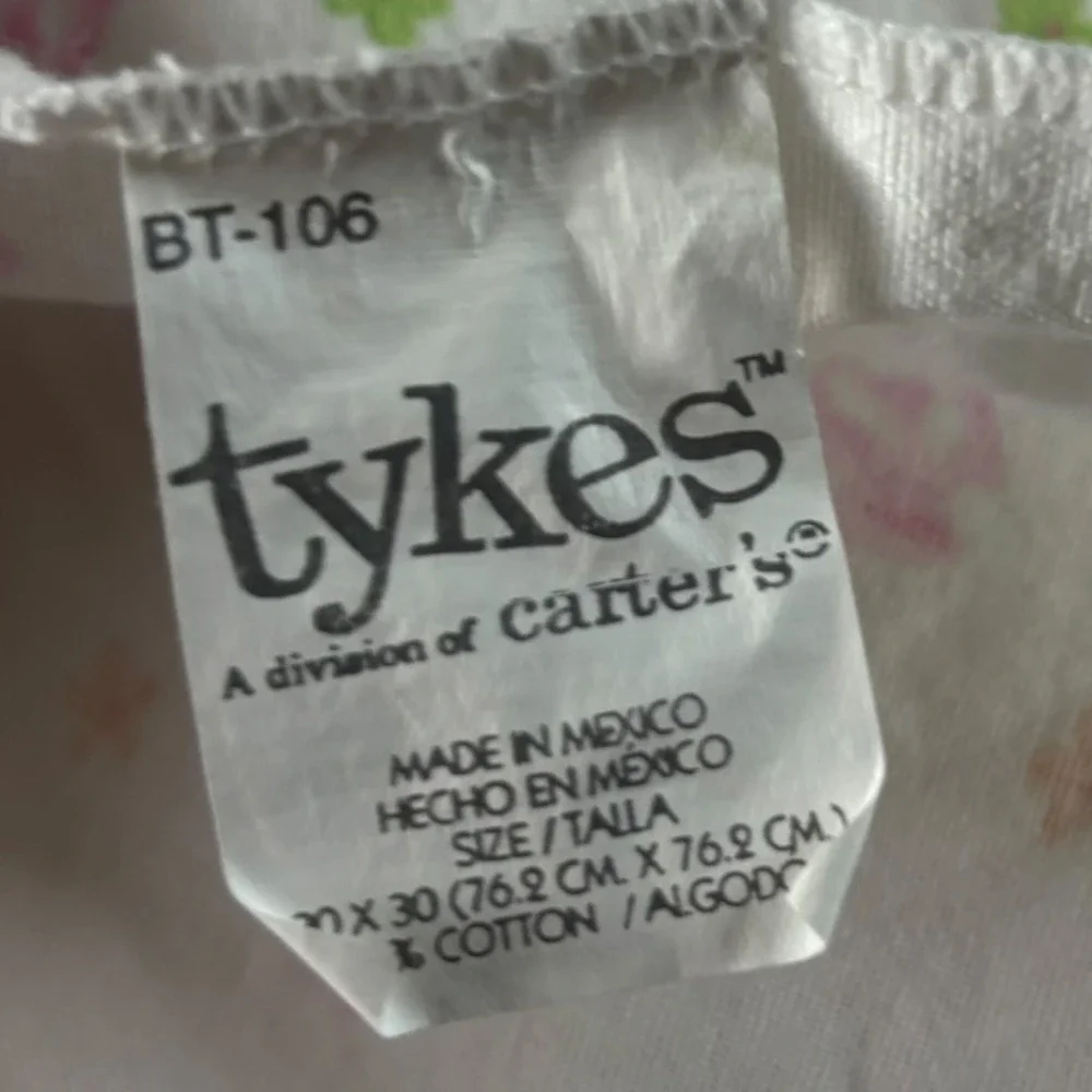 Vintage Tykes by Carters Piccolo Bambino Receiving Blankets‎ Baby Multi 3pc